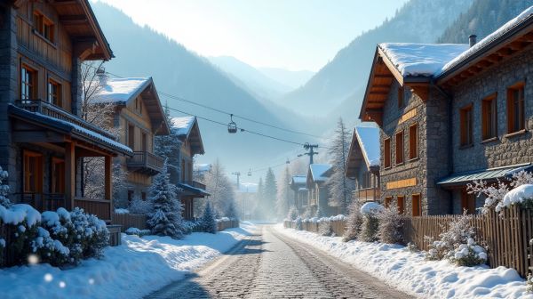 Top destinations de ski avec un charme savoyard authentique