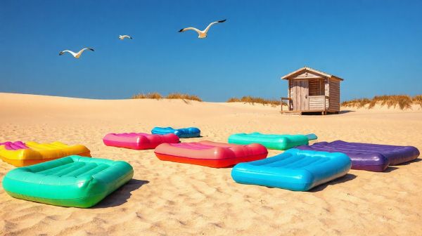 Top matelas de plage gonflables pour un confort inégalé